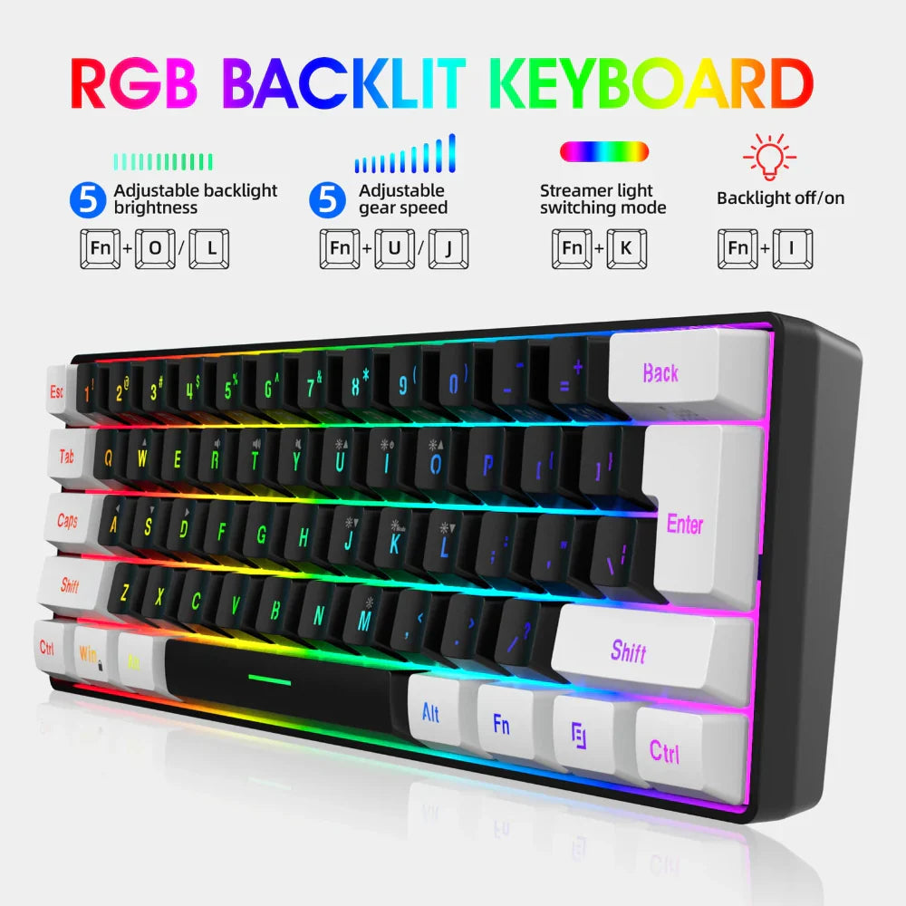 RGB Dragon Keyboard and Mouse Bundle - Clarifying the Product's Meaning while Distinguishing it from the Original