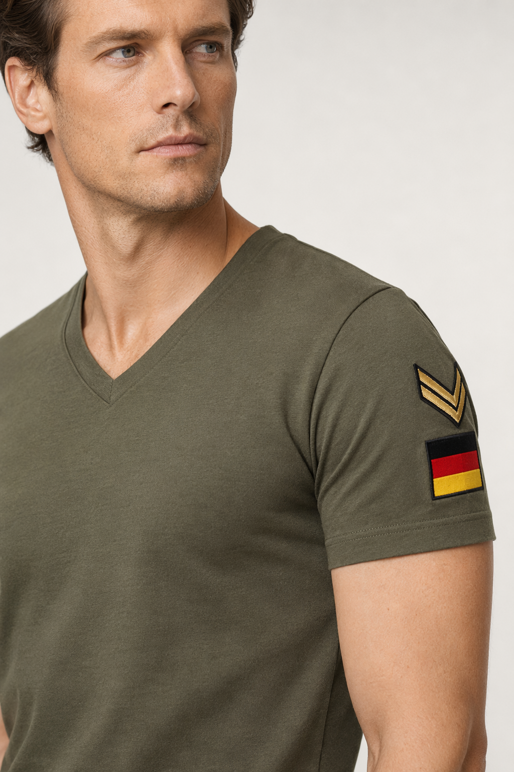 Army Tee Shirt for Men Green