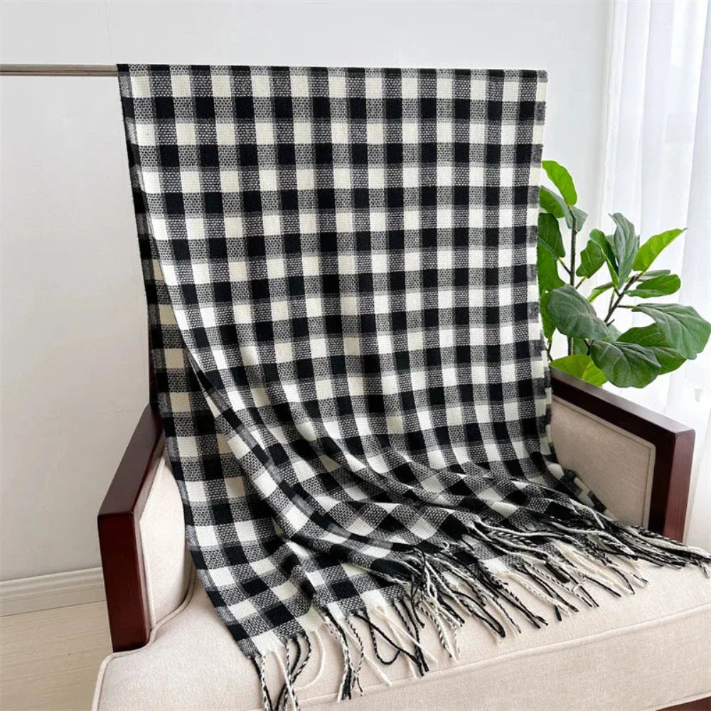 Cozy and Plaid Scarf