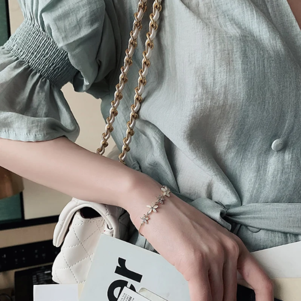 Petal Blossom Wristlet