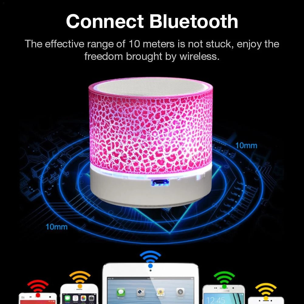 LED Mini Bluetooth Speaker - Portal Edition