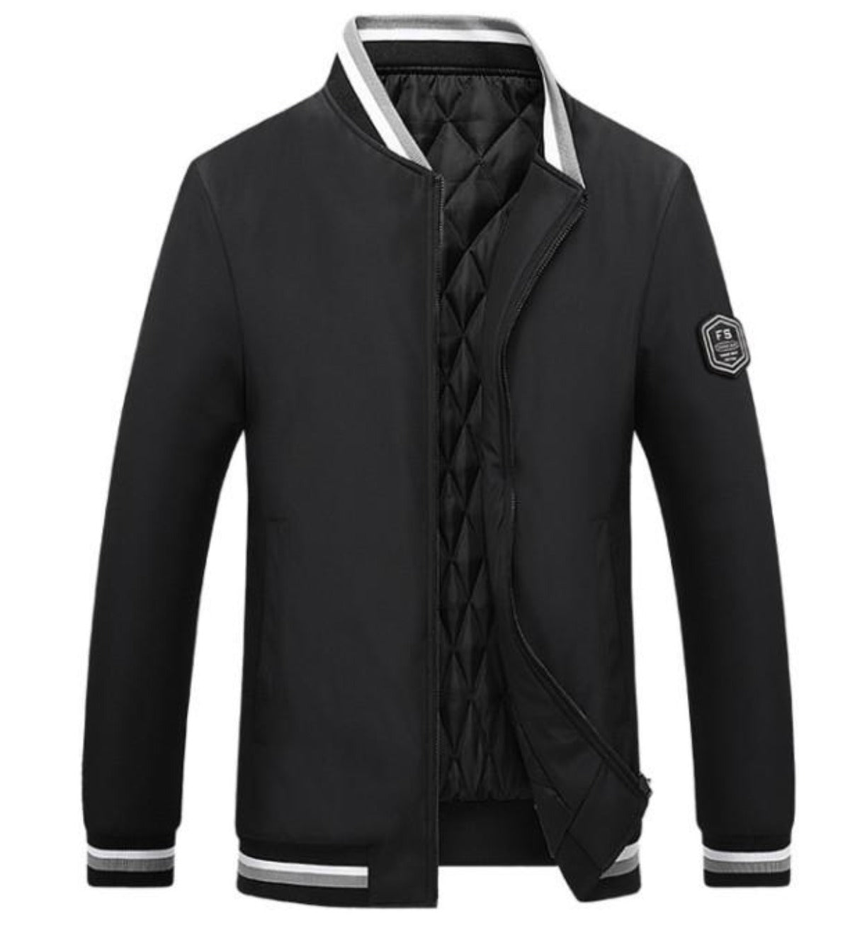 Baseball Jacket for Men with Built-In Thermal Lining