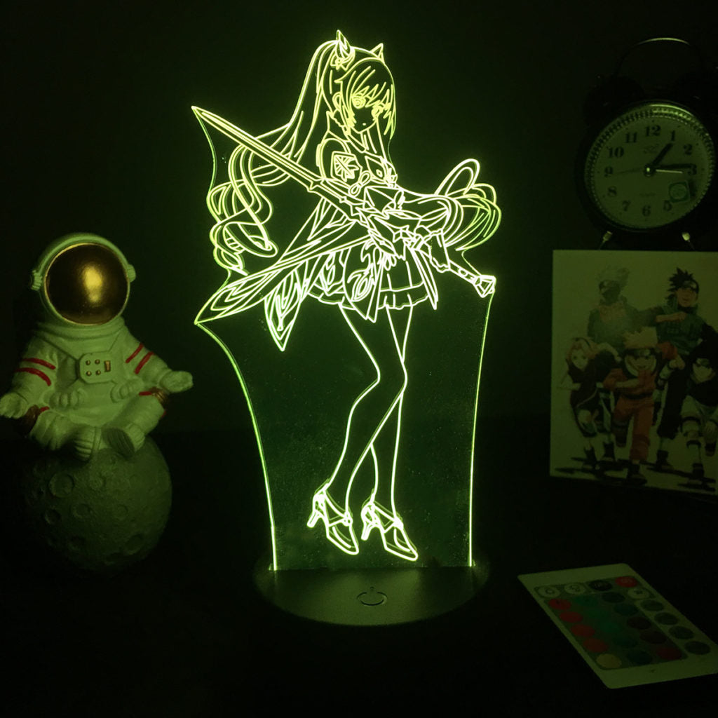 Keqing Genshin Impact Lamp with Remote