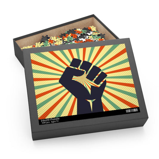 500-Piece Hand Jigsaw Puzzle with a Retro Theme