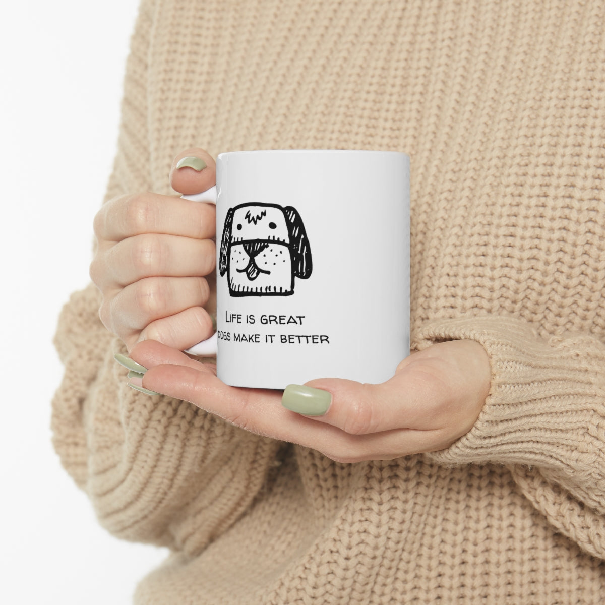 Life is Enhanced with a Canine Novelty Cup