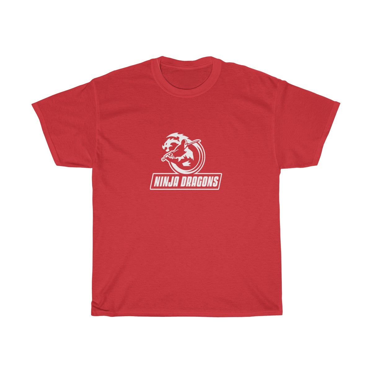 Heavy Cotton Tee - Ninja Dragon