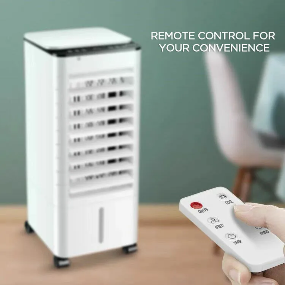 Portable Air Cooler with Humidifying Function for Efficient Cooling