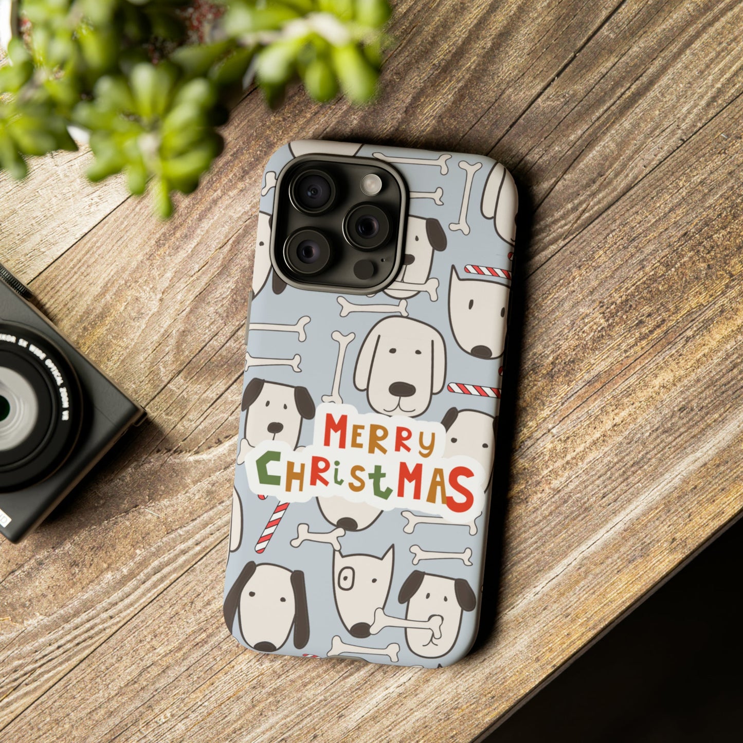Dog Pattern Festive Holiday Tough Cases