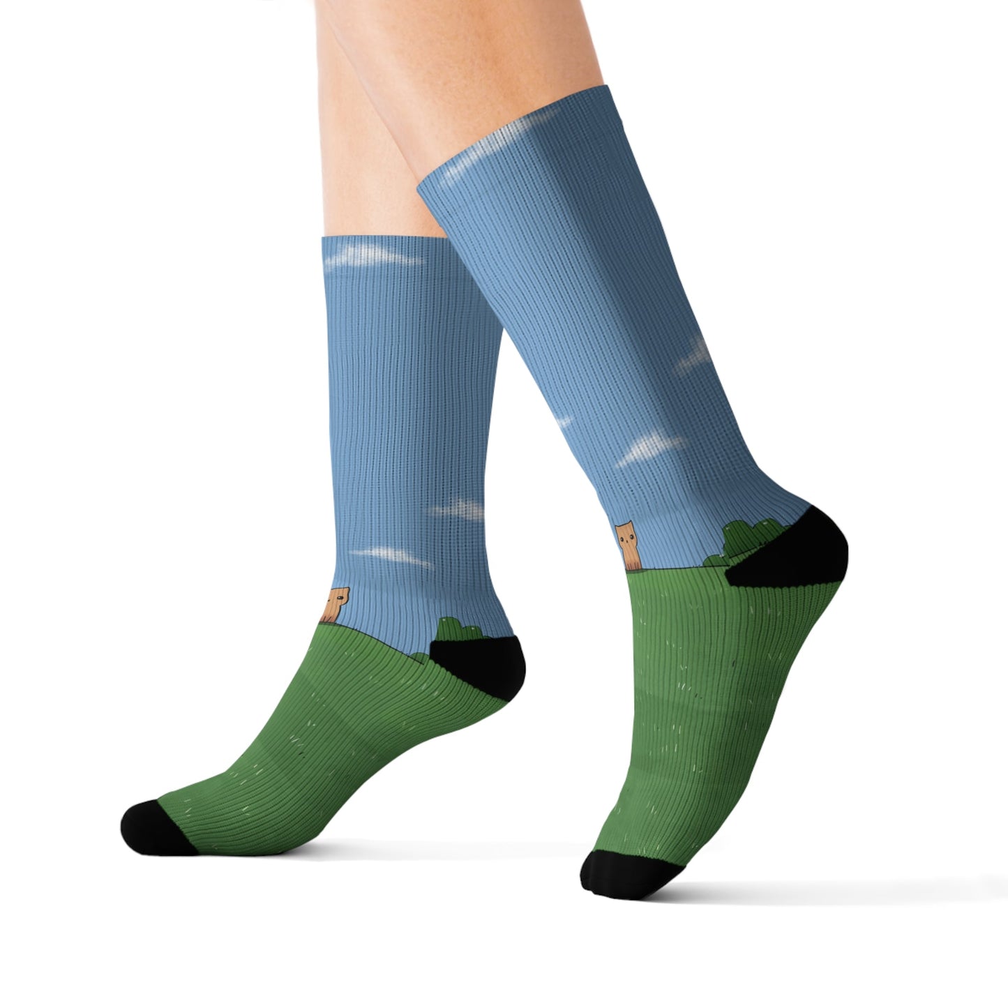Novelty Socks for the Solitary Feline