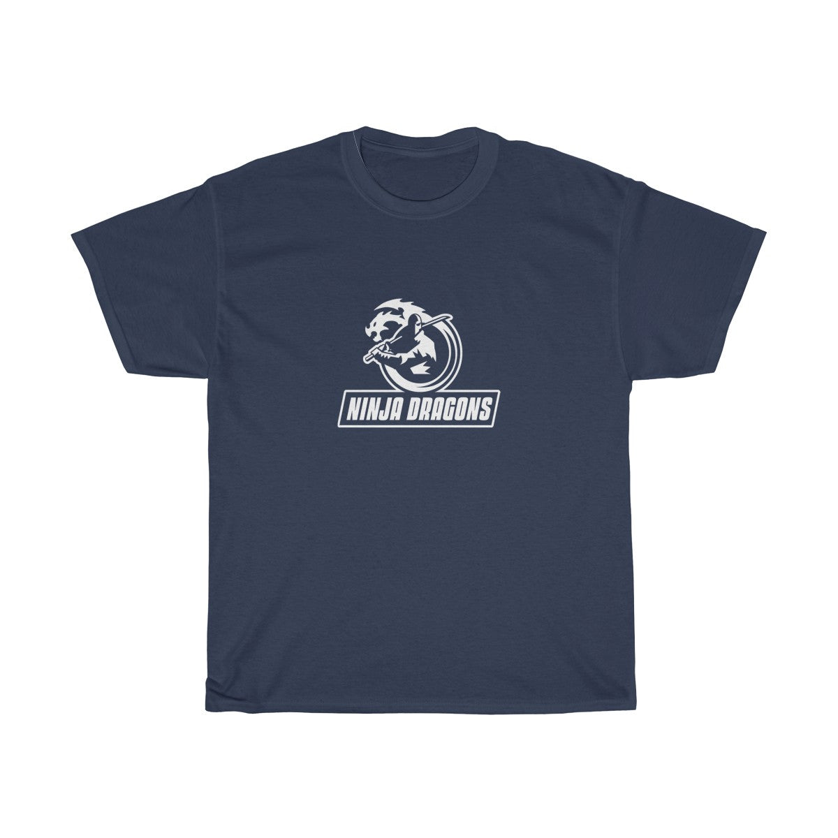 Heavy Cotton Tee - Ninja Dragon