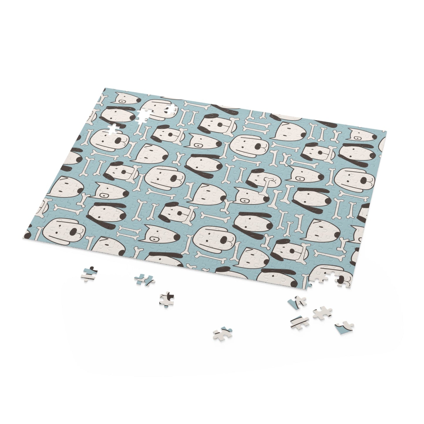 Canine Design Puzzle with 500 Pieces for Assembly