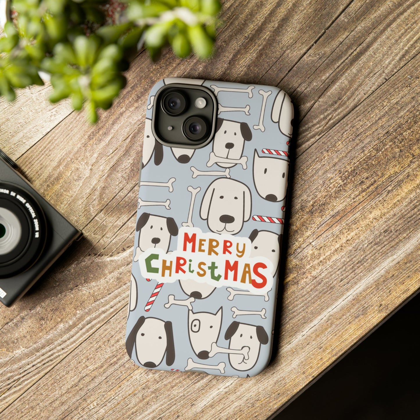 Dog Pattern Festive Holiday Tough Cases