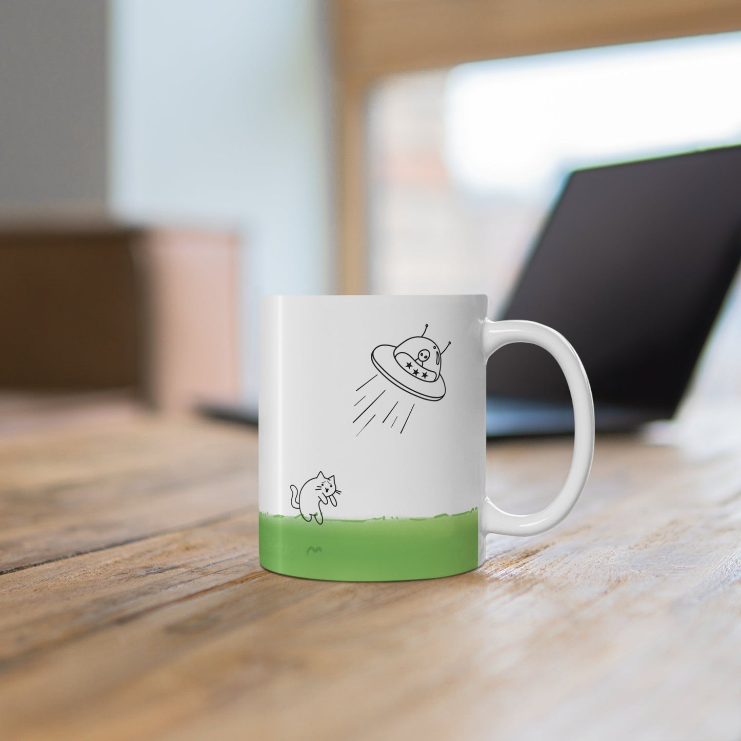 Cat Mug Taken by UFO