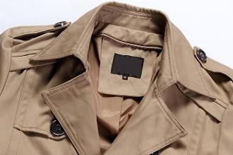 Men's Detachable Hooded Trench Coat