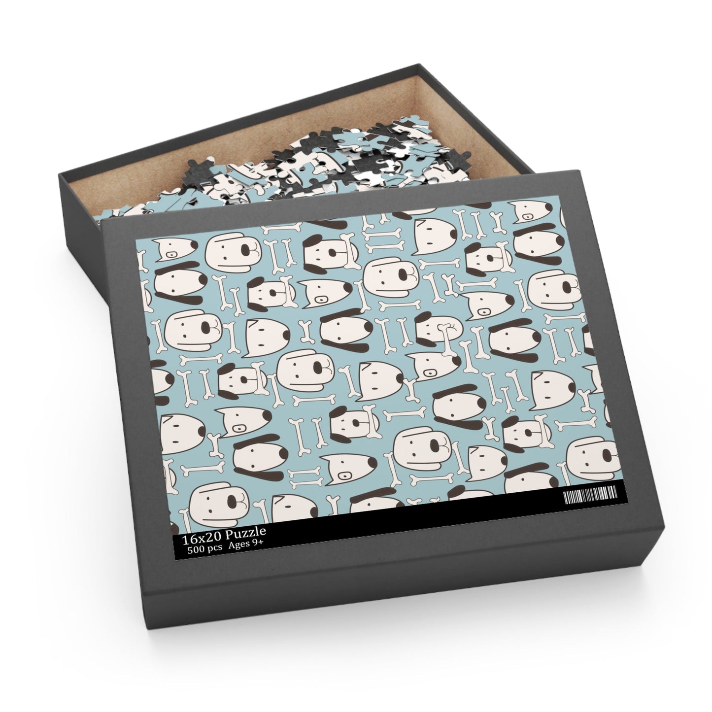 Canine Design Puzzle with 500 Pieces for Assembly