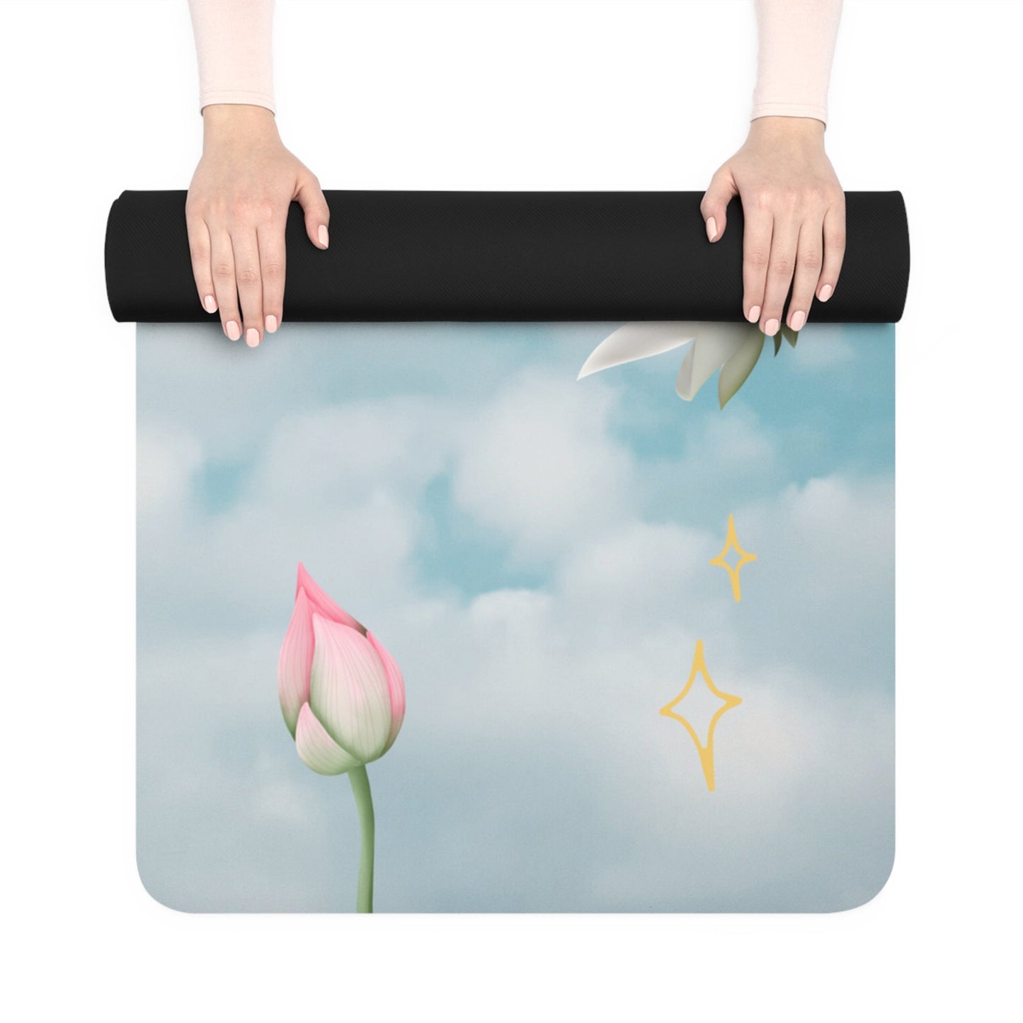 Lotus Yoga Mat for a Calming Floating Experience