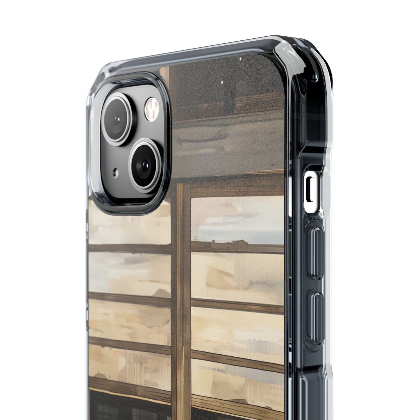 Magnetic Clear Case for iPhone Series - Cat Lovers' Chilling Edition