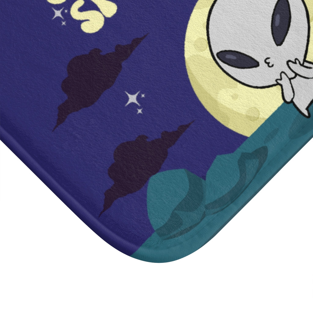 Hilarious Extraterrestrial Bathroom Rug