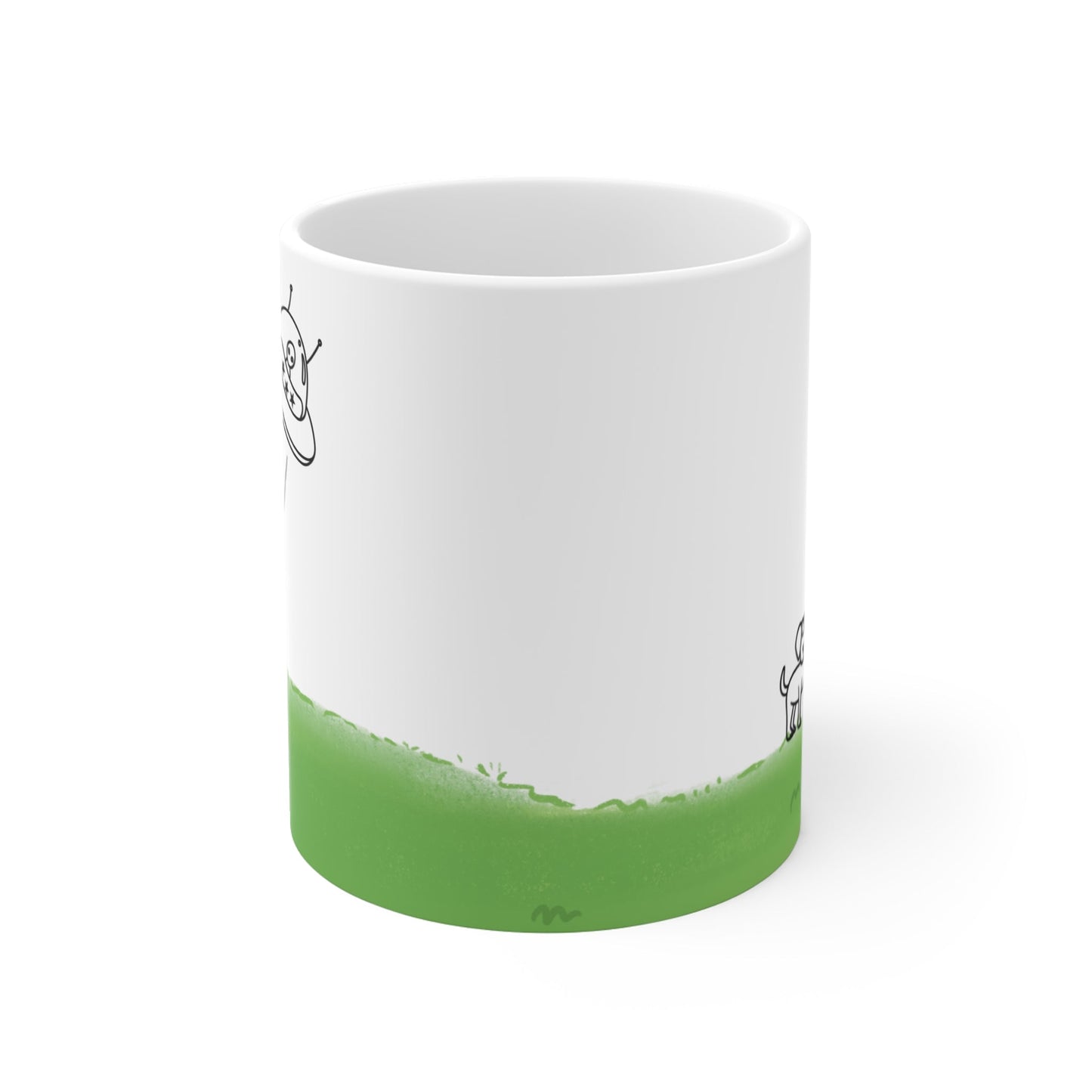 Dog Being Abducted by UFO Mug