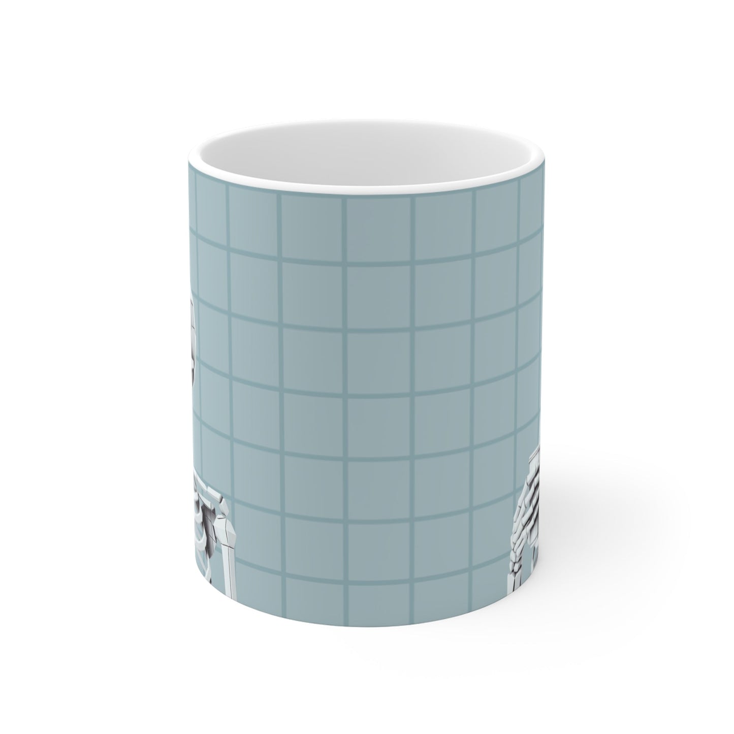 Blue Skeleton Mug - for sipping