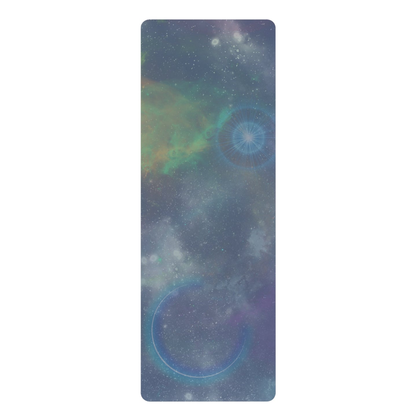 Space Yoga Mat Illuminated by Solar Lights
