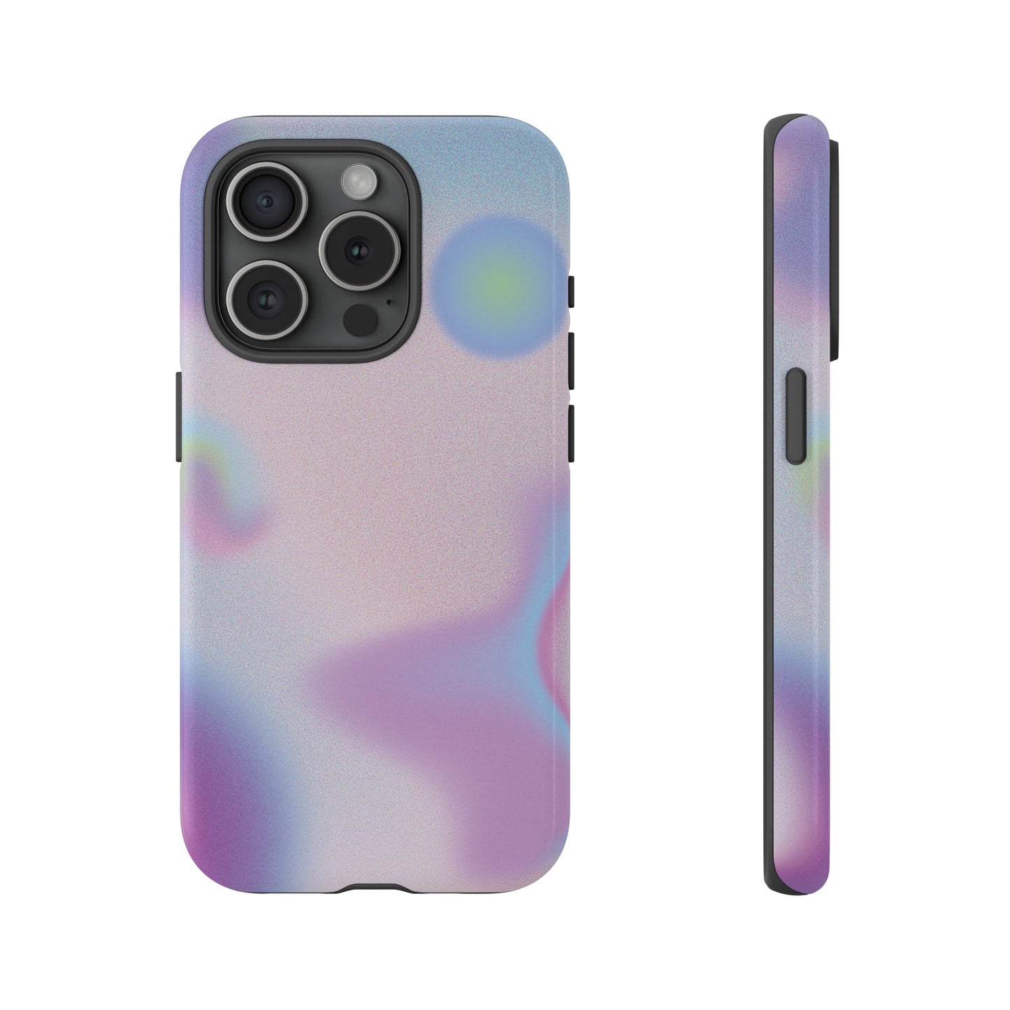 Floating Orbs Tough iPhone Case with Gradient Design