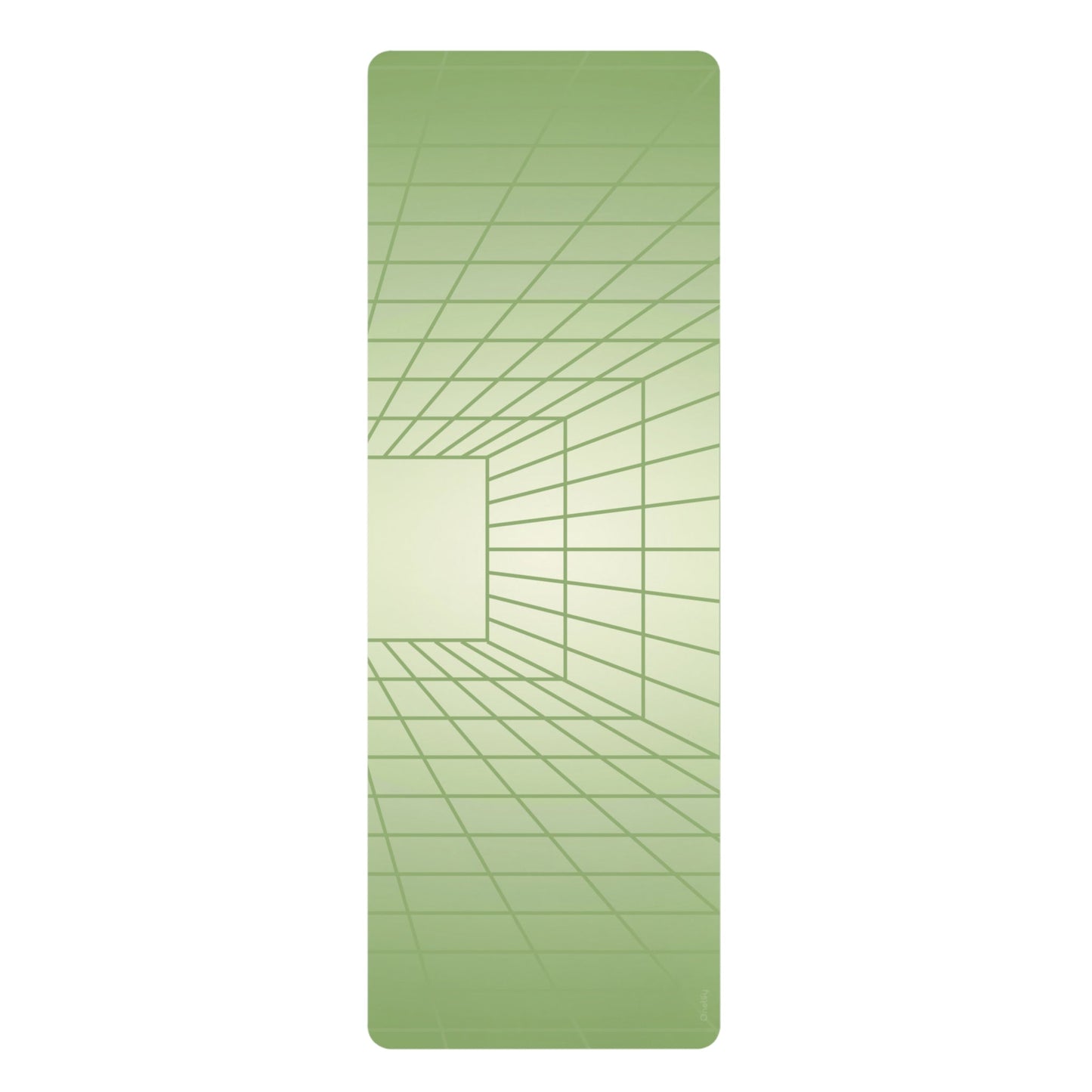 Meadow Yoga Mat with Geometric Design