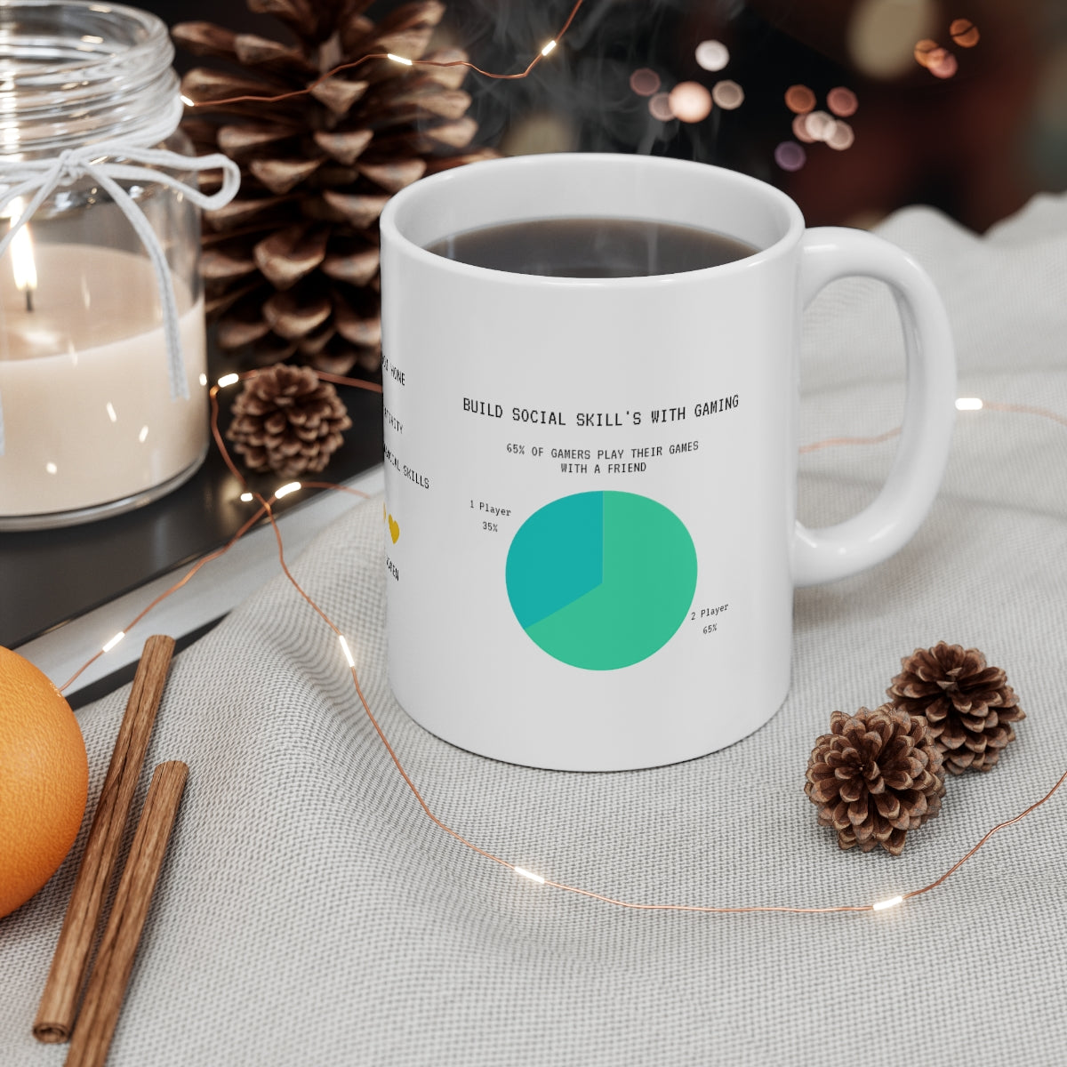 Infograph Mug for Gaming Enthusiasts