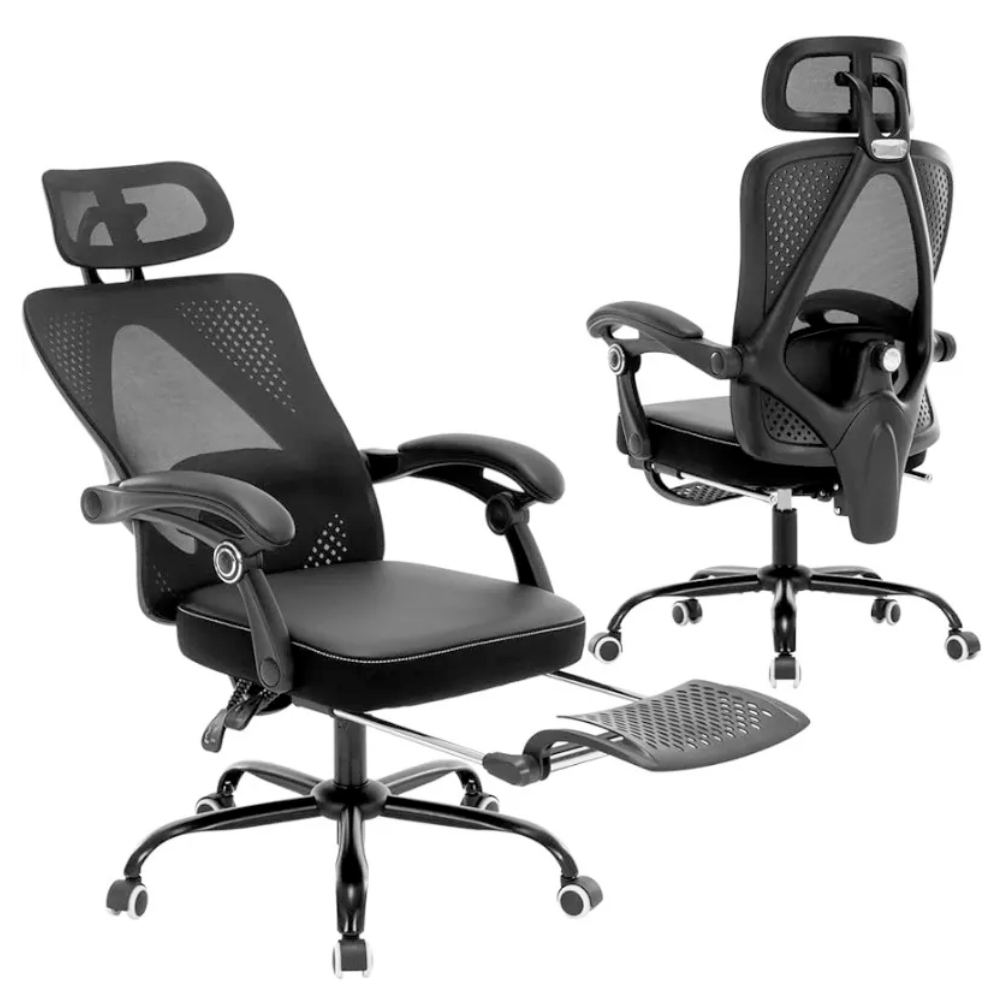 Reclining Mesh Chair with Headrest and Footrest: The Ultimate Comfort Companion