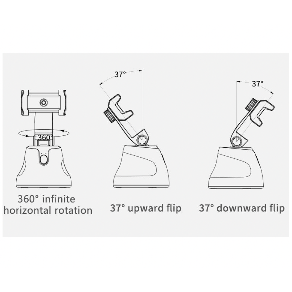 Selfie Holder with Rotating Feature