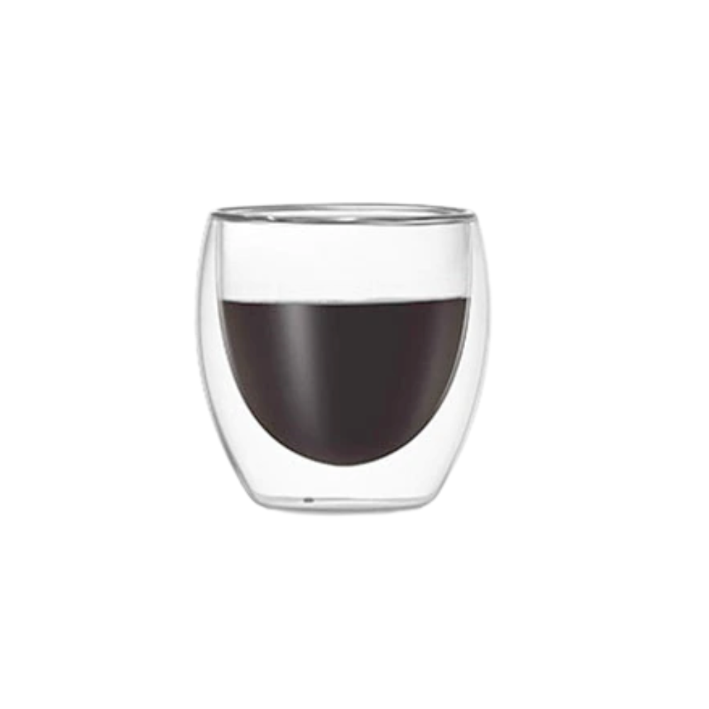 Double Wall Glass Cup that is Resistant to Heat