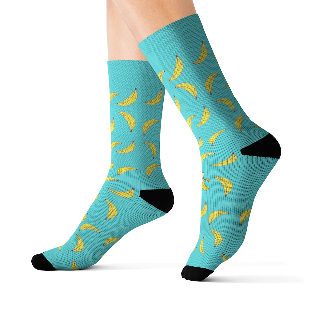 Spot the Unique Banana Novelty Socks: An Entertaining Game of Spotting the Odd One Out
