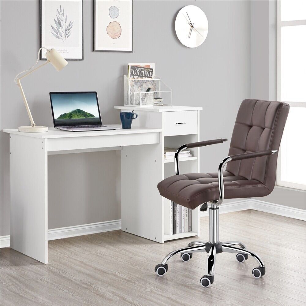 Contemporary Faux Leather Office Chair