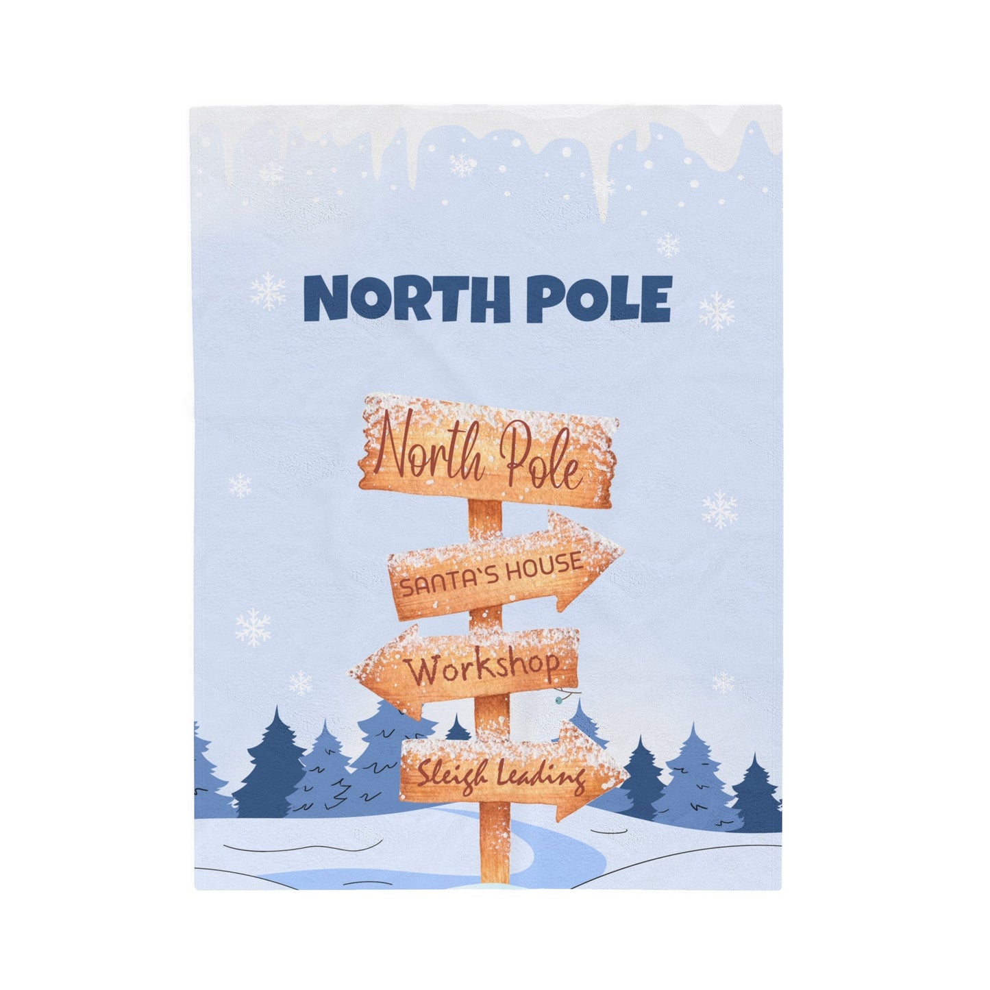 Arctic Exploration Theme Soft Throw Blanket