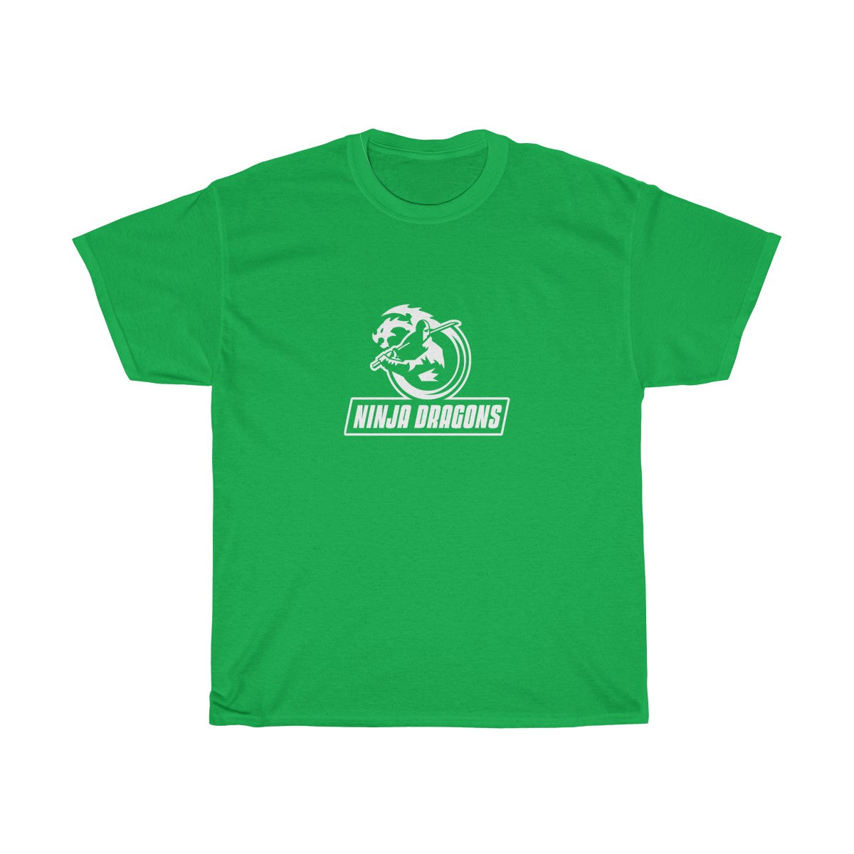 Heavy Cotton Tee - Ninja Dragon