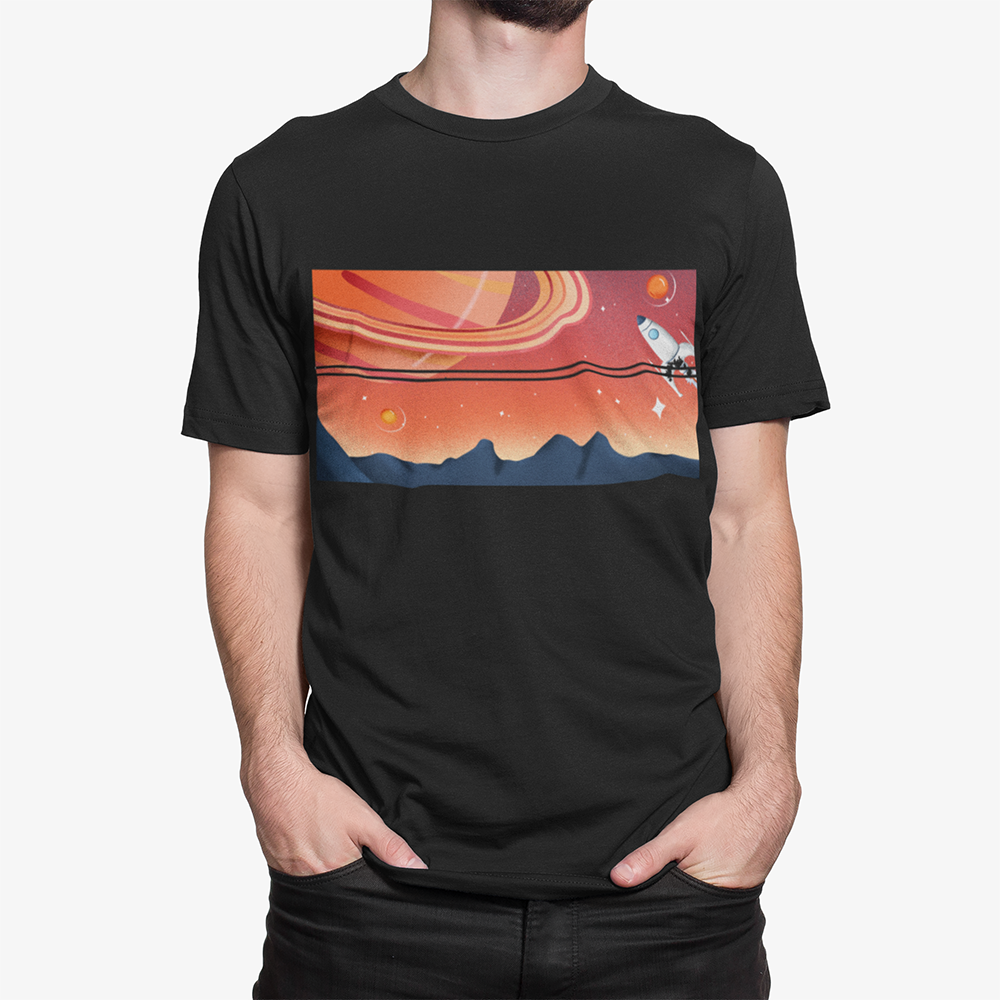 Men's Galactic Block Short-sleeved T-Shirt