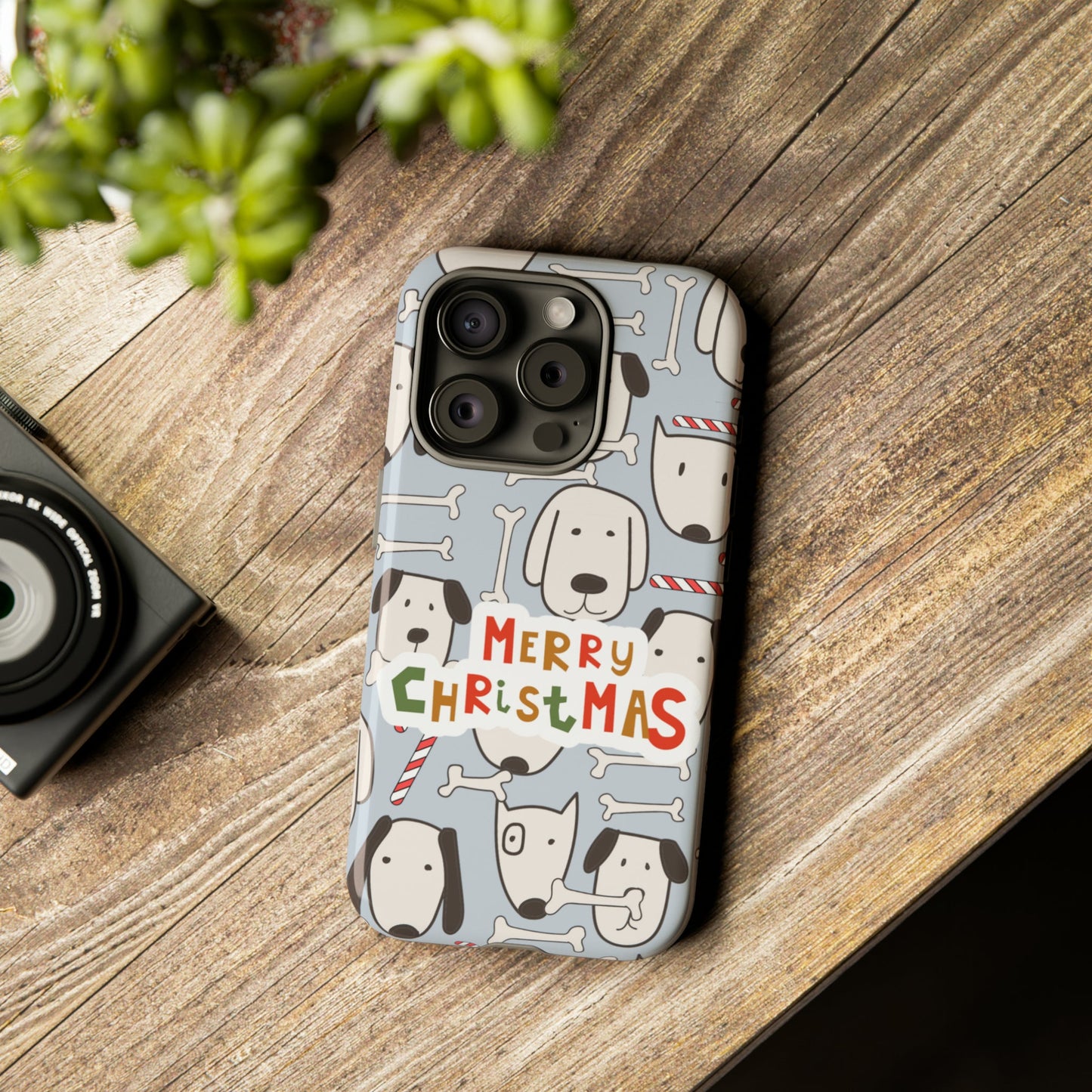 Dog Pattern Festive Holiday Tough Cases
