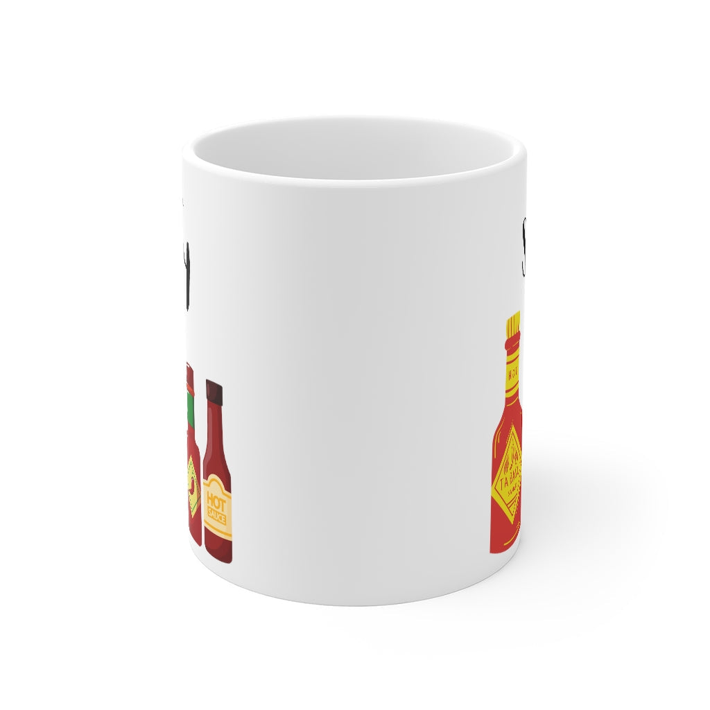 Extra Fiery Mug and Hot Sauce Combo
