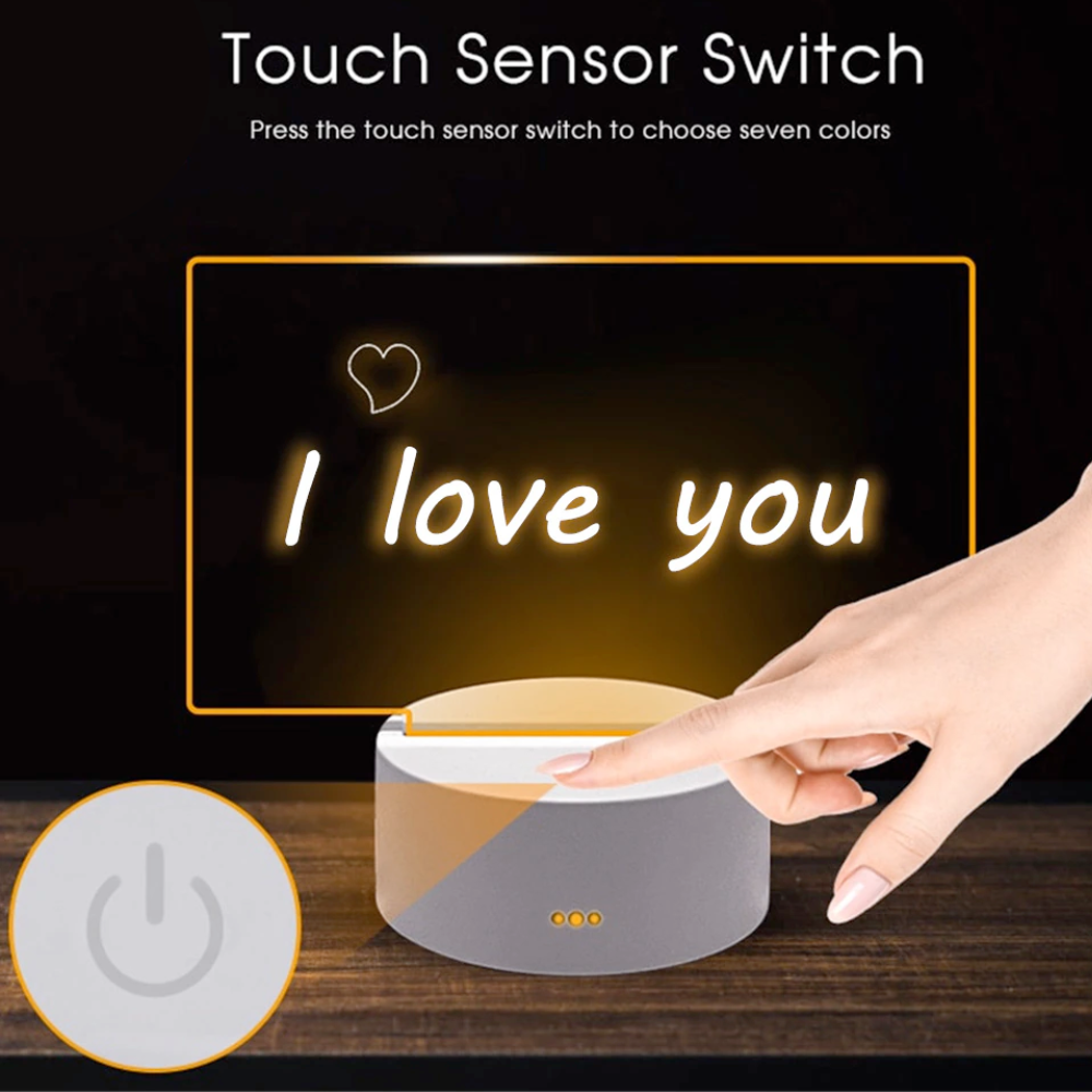 LED Calendar Board Night Light