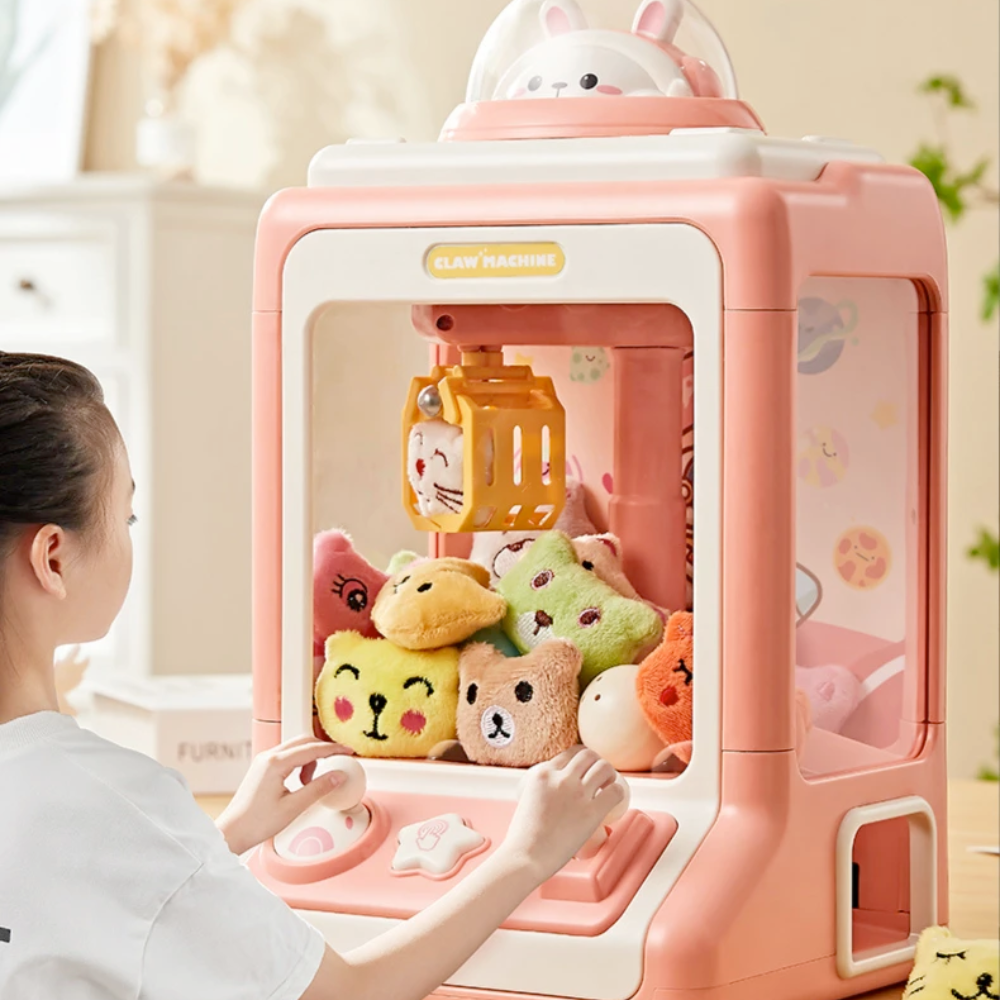 Compact Animated Entertainment Claw Game Device