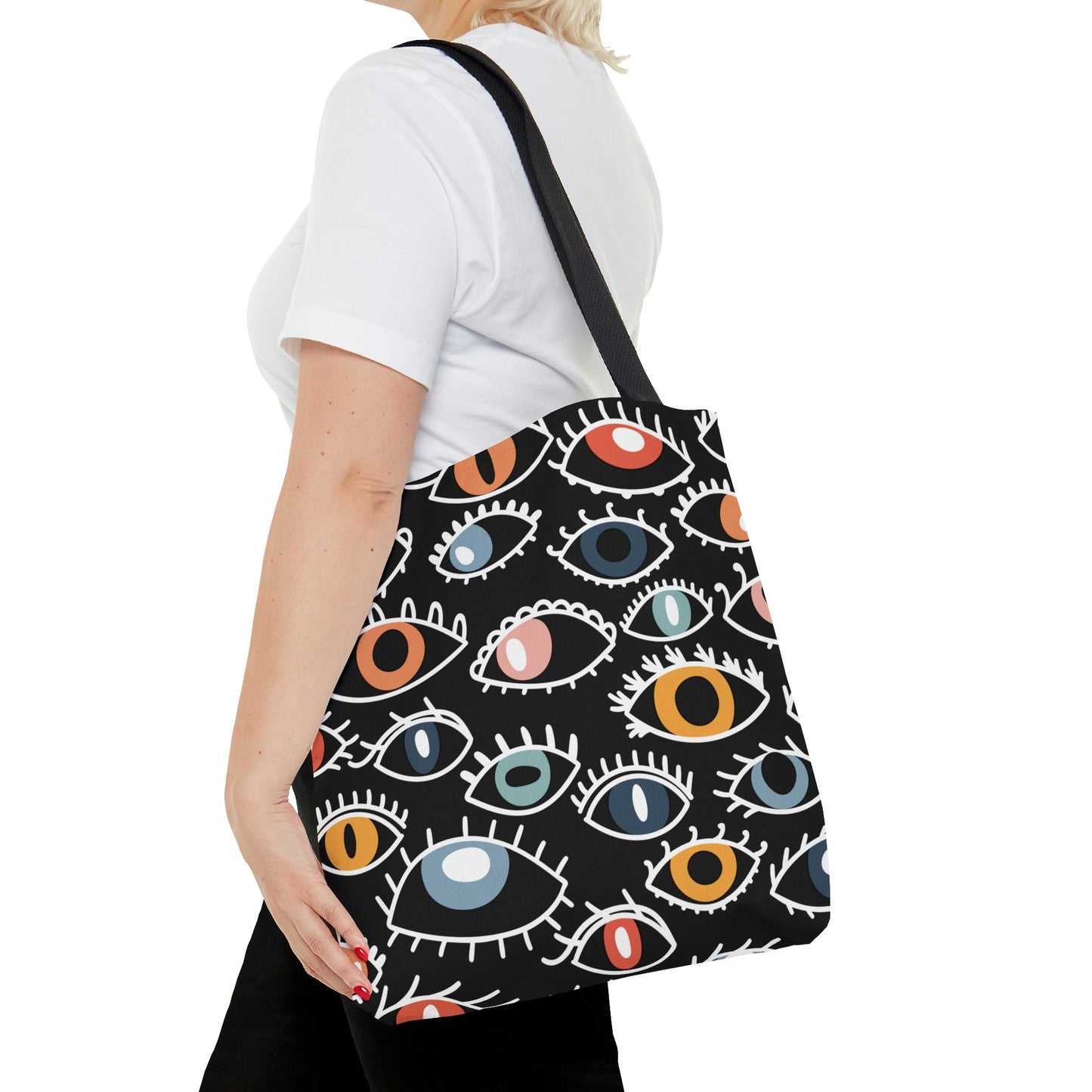 Medium Egyptian Eye Beach Tote Bag for Shopping