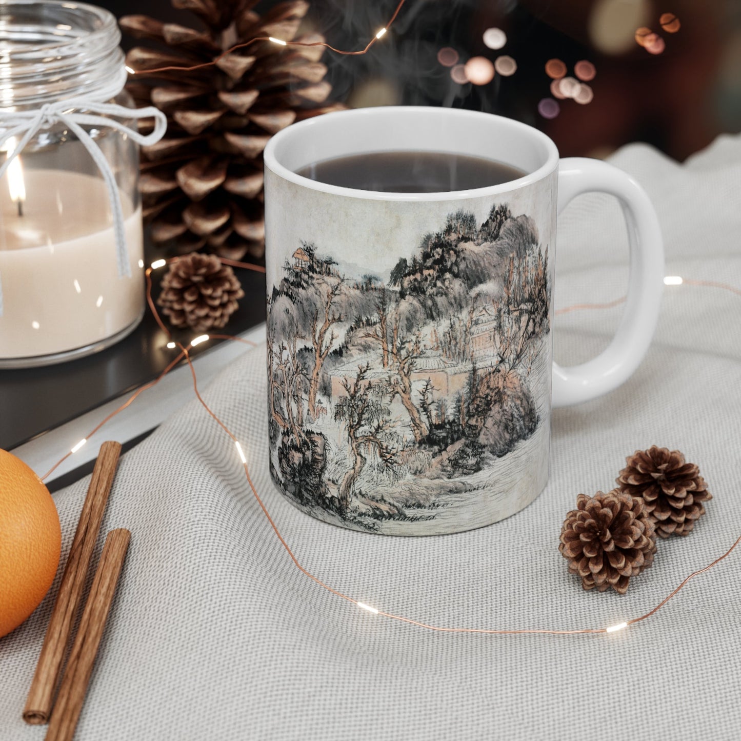 Japanese Art Mug - Vintage and Timeless