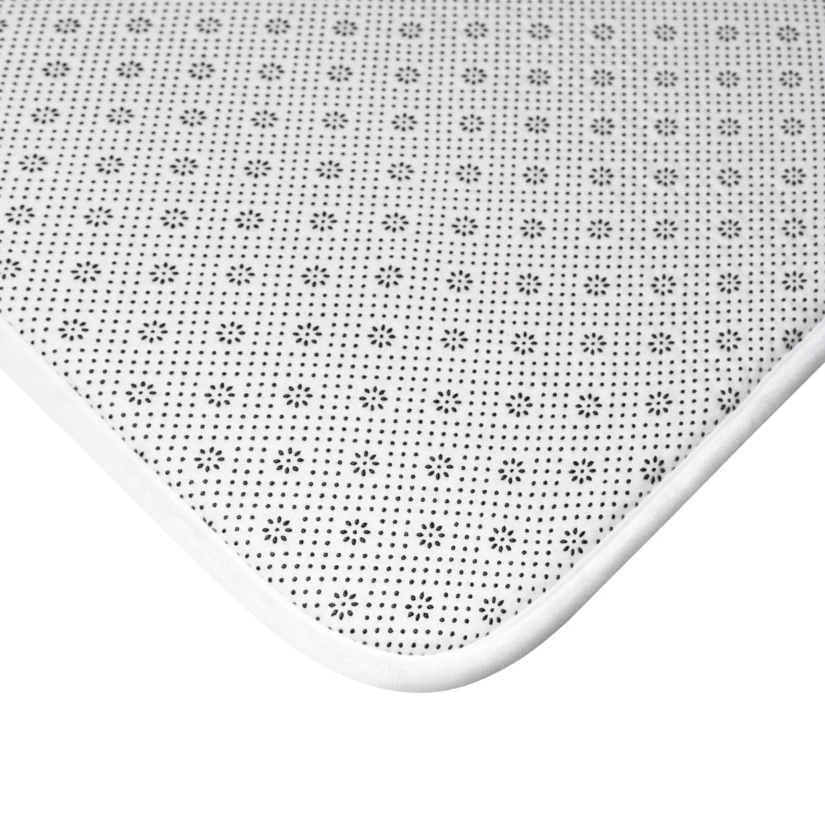 Bath Mat with Gingerbread Cookies Motif