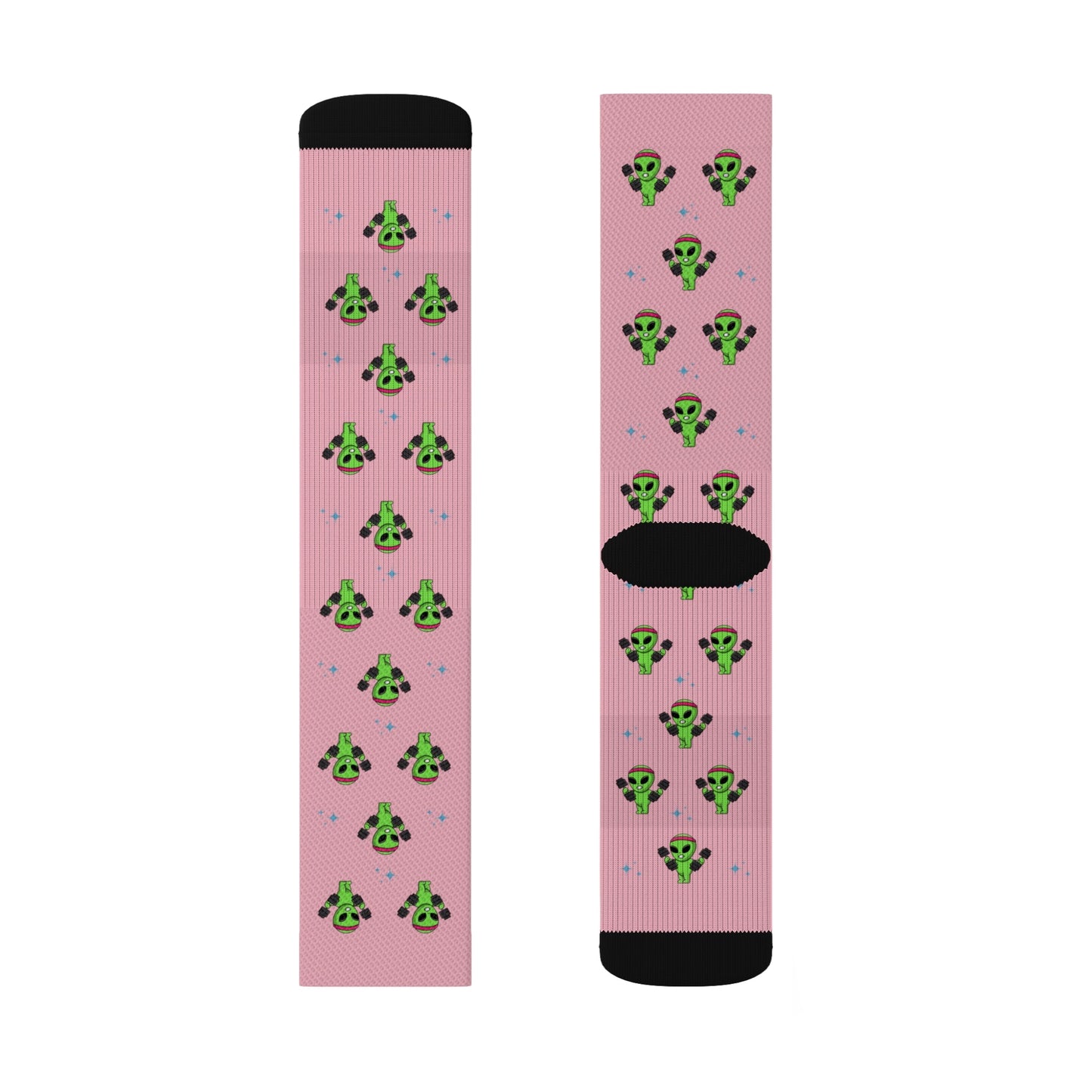 Fun Alien-Themed Novelty Socks for a Galactic Look