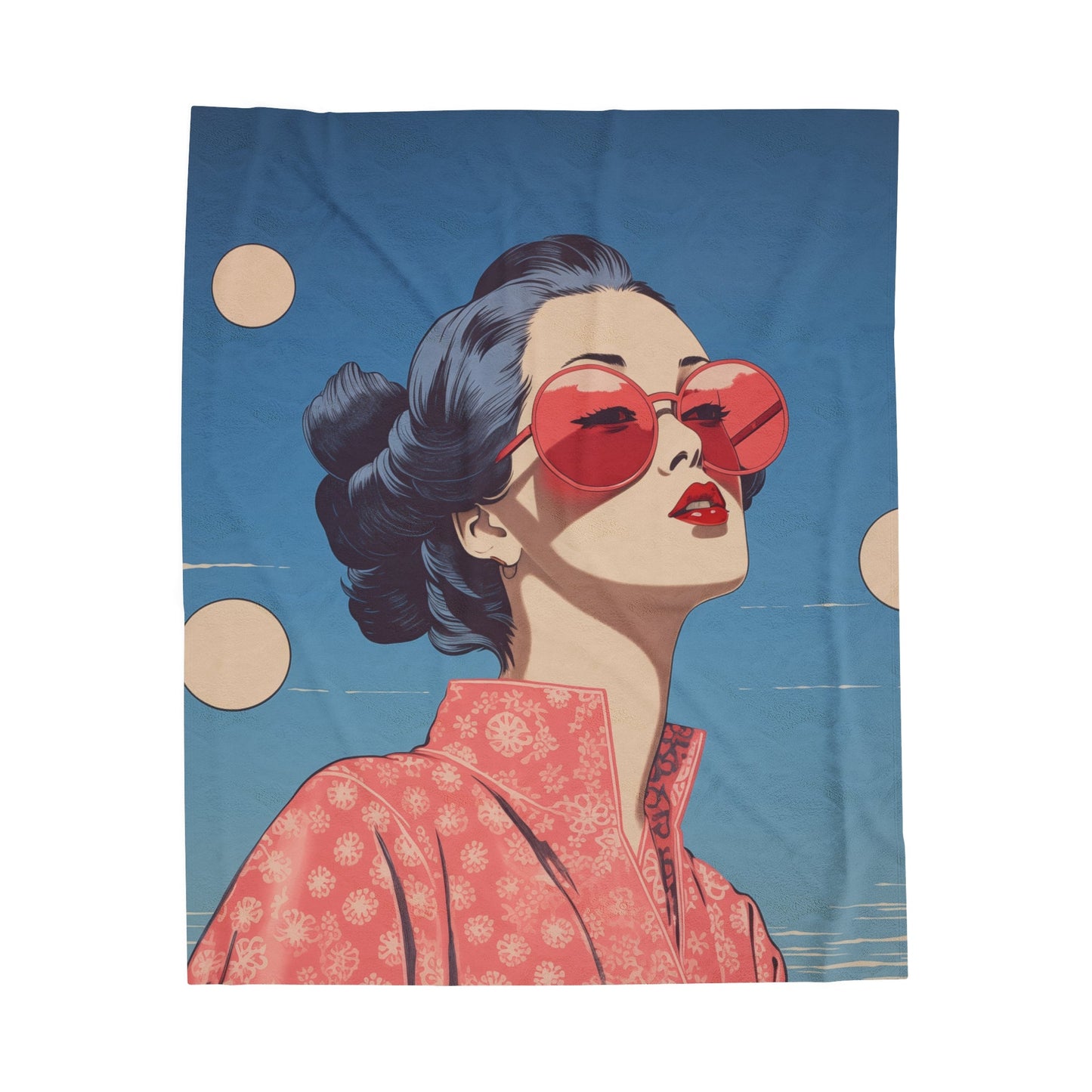 Sakura Blossom Japanese Style Blanket