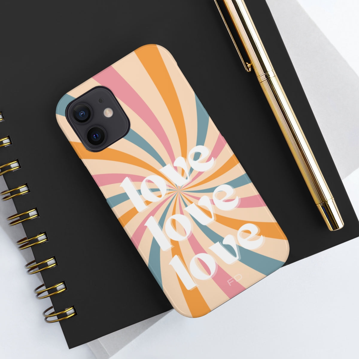 Retro Affection Touch Case for Wireless Charging on iPhone
