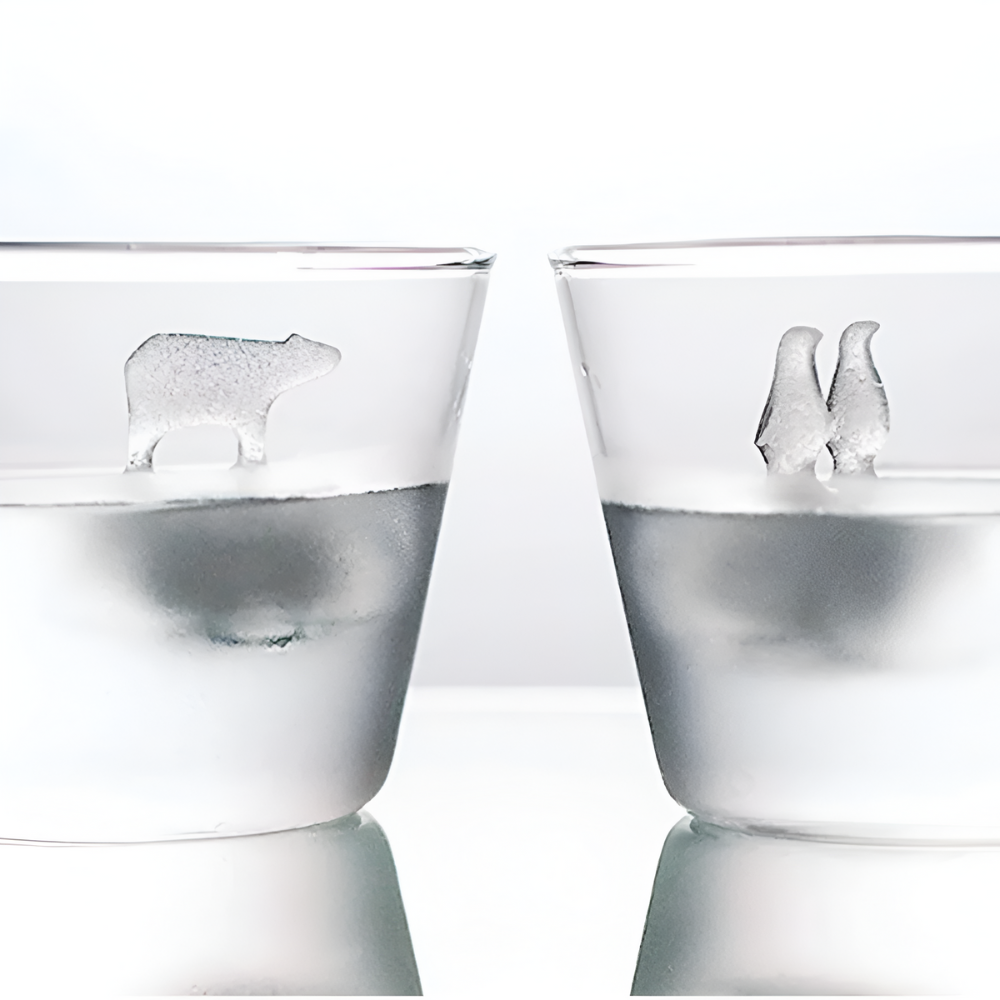 Polar Bear and Penguin Silicone Ice Cube Mold
