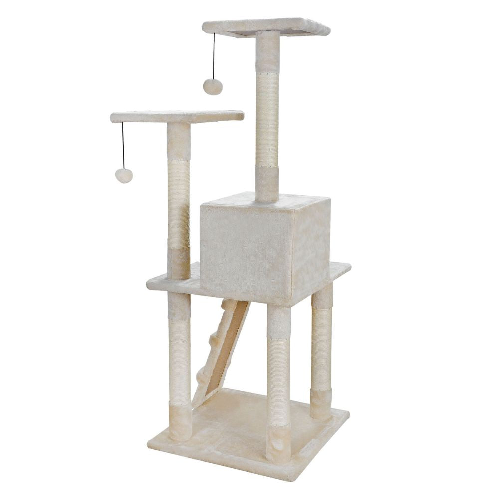 Scratching Post Cat Tree with Climbing Steps