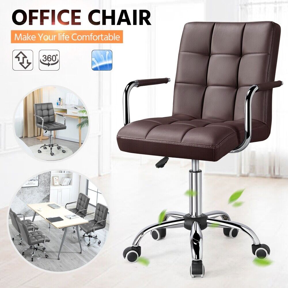 Contemporary Faux Leather Office Chair