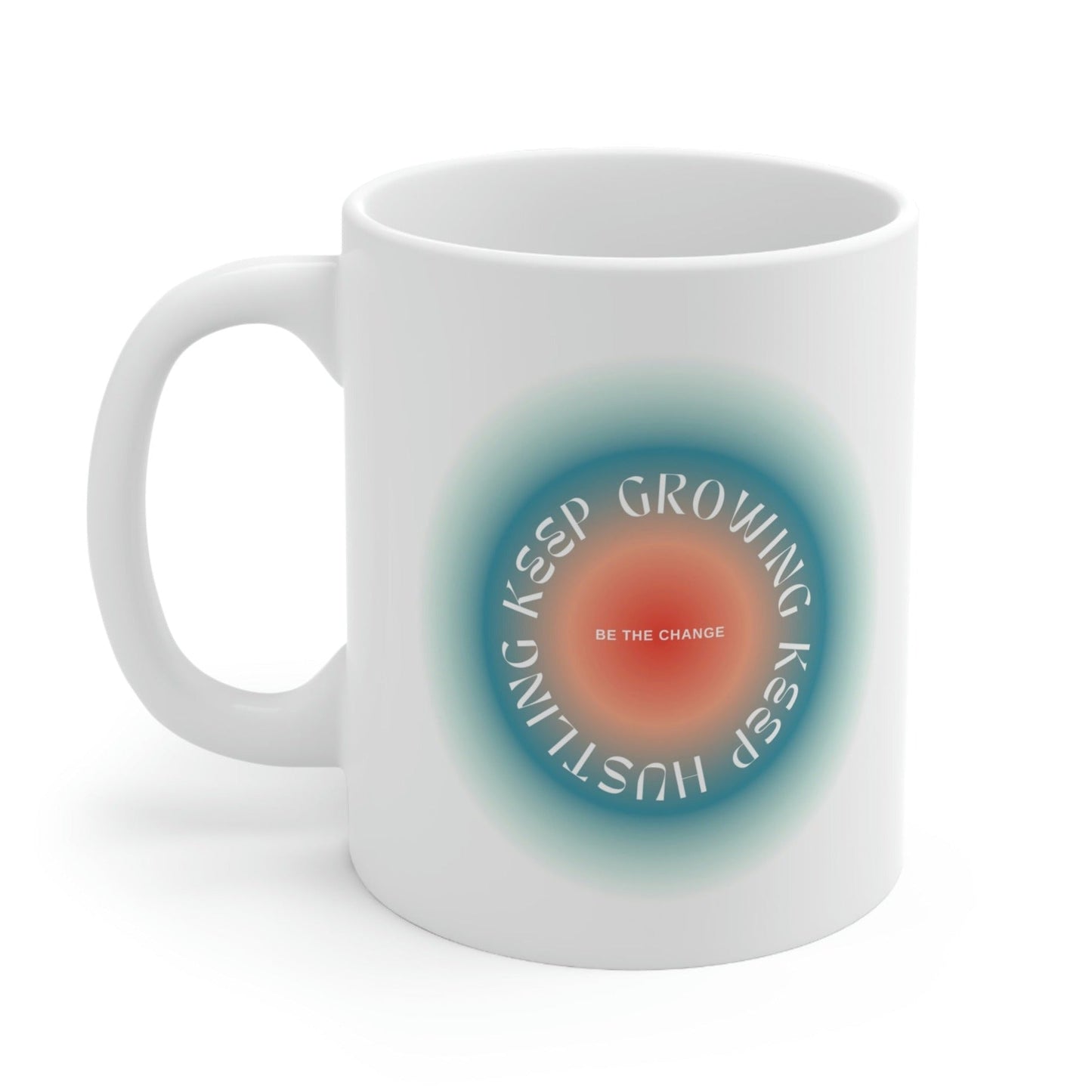 Blue Mug for Persistent Hustlers and Growth-Seekers